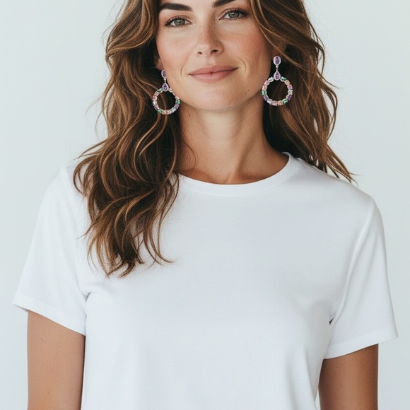 Swarovski Crystals The Cinthyah Earrings - Picture 6 of 7